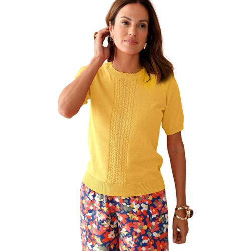 Sweat-shirt by - Pull torsadé manches courtes - Daxon - Modalova