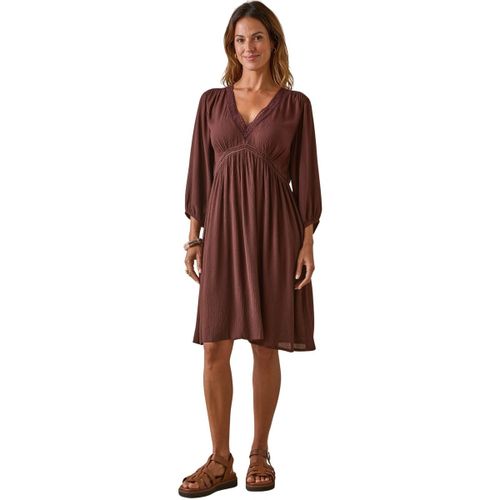 Robe courte by - Robe ample avec macramé - Daxon - Modalova