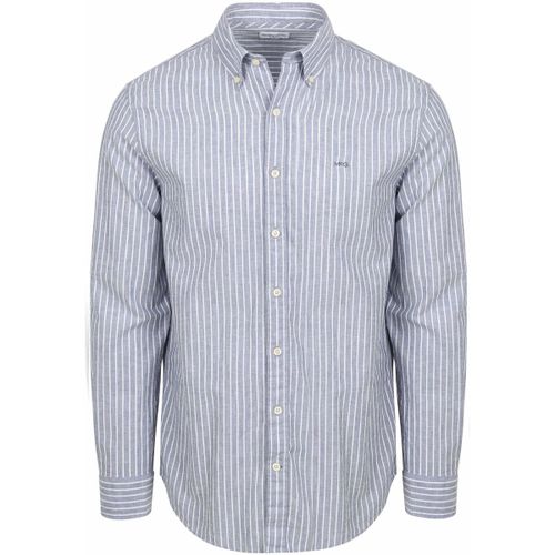 Chemise Chemise Coton-Lin Rayée Indigo - Mcgregor - Modalova