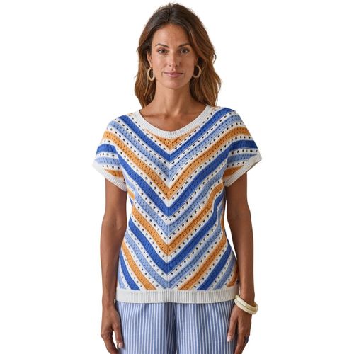 Sweat-shirt by - Pull rayé manches T - Daxon - Modalova