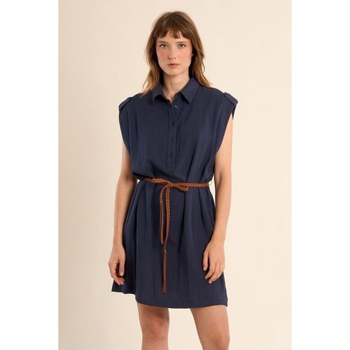 Robe courte T2231EP-NAVY BLUE - Molly Bracken - Modalova