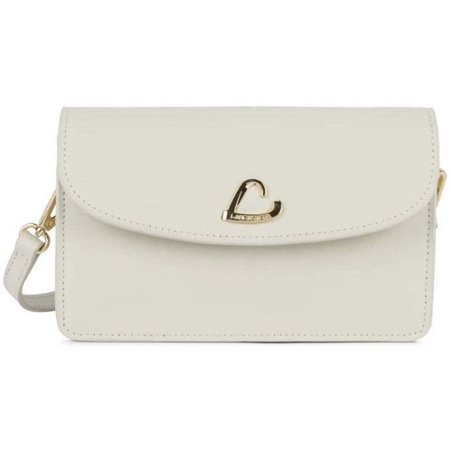 Pochette Pochette A rabat aimanté Paris Philos Ecru - LANCASTER - Modalova