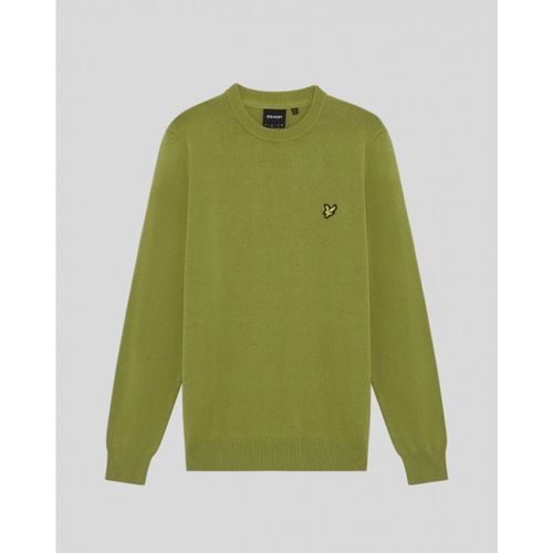 Pull KN2136V COTTON CREW-Y123 SHRUB GREEN - Lyle & Scott - Modalova