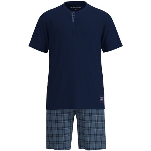 Pyjamas / Chemises de nuit Pyjama Shorty 4-Knopfverschluss - Tom Tailor - Modalova