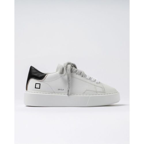 Baskets basses W441-SF-CA-WB SFERA CALF-WHITE BLACK - D.A.T.E. - Modalova