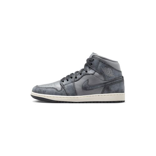Baskets montantes 1 Mid Distressed Smoke Grey - Nike - Modalova