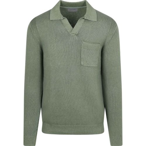 Polo Pull Raw Riva Tricoté Vert - Suitable - Modalova
