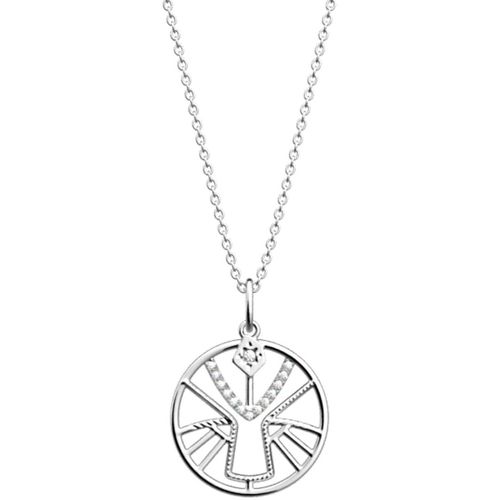 Collier Collier Lion argenté 20mm - Les Georgettes - Modalova