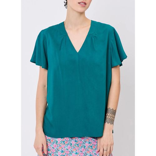 Blouses Top imprimé fluide ample col V GARY - La Fiancee Du Mekong - Modalova