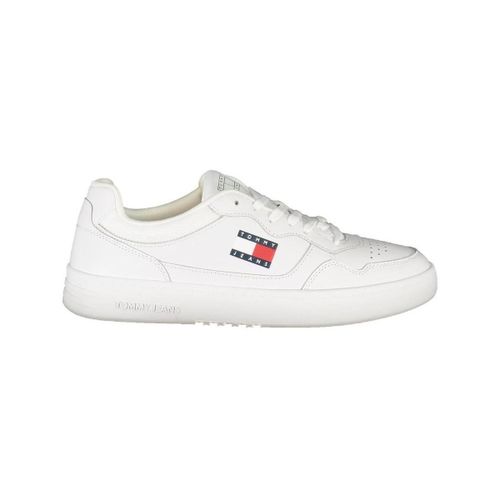 Baskets basses Baskets TJM Cupsole cuir blanc - Tommy Hilfiger - Modalova
