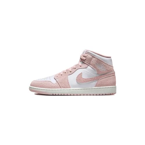 Baskets montantes 1 Mid Pink Suede - Nike - Modalova