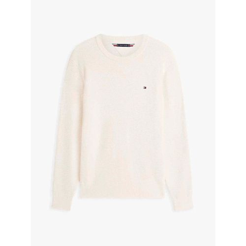 Sweat-shirt Pull blanc cassé - Tommy Hilfiger - Modalova