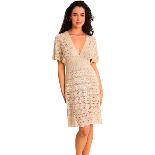 Robe courte Robe de plage manches courtes décolleté profond COMPLEMENTOS - Selmark - Modalova