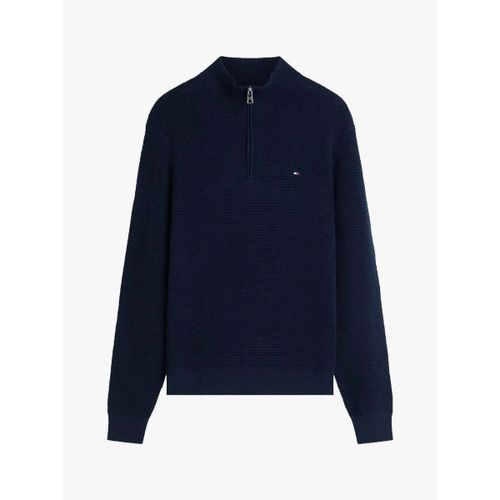 Pull Pull camionneur marine en coton - Tommy Hilfiger - Modalova