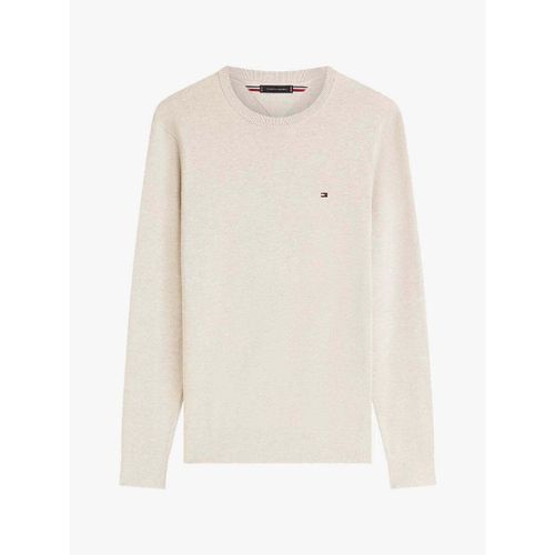 Pull Pull beige en coton - Tommy Hilfiger - Modalova