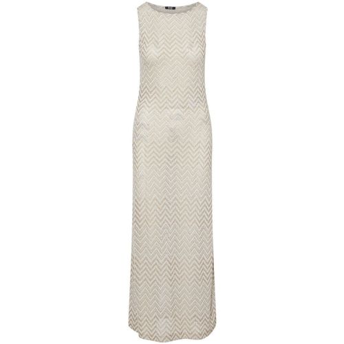 Robe Robe longue en maille à chevrons - Liu Jo - Modalova