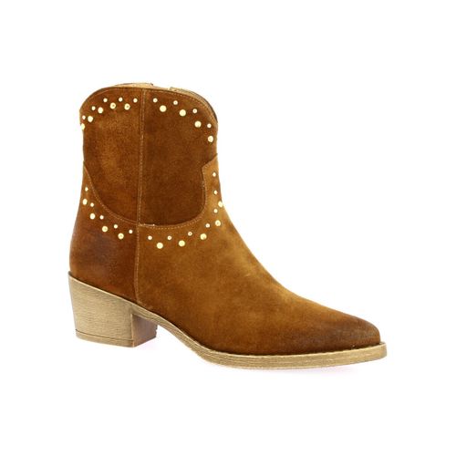 Bottines Pao Boots cuir velours - Pao - Modalova