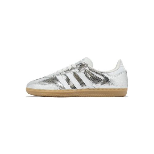 Baskets basses Samba Metallic Cracked Leather - adidas - Modalova