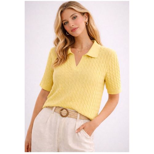 Pull Kebello Polo F, Jaune - Kebello - Modalova