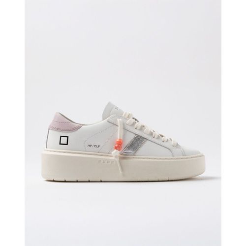 Baskets basses W441-HP-CA-WP HILL LOW PLATFORM CALF-WHITE PINK - D.A.T.E. - Modalova