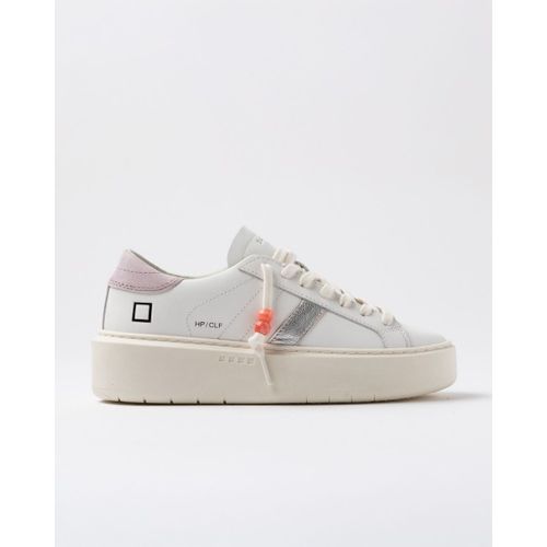 Baskets basses W441-HP-CA-WP HILL LOW PLATFORM CALF-WHITE PINK - D.A.T.E. - Modalova
