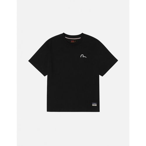 T-shirt 2EAHTM5TS1183 HT SEAGULL EMB SS TEE-BLKX BLACK - Evisu - Modalova
