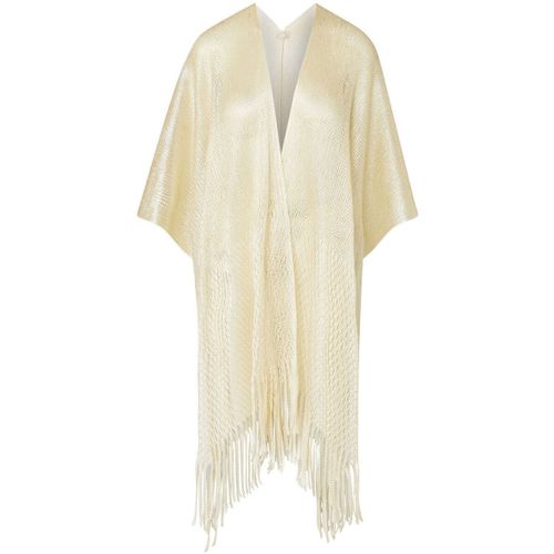 Paréos Poncho en mesh avec franges - Liu Jo - Modalova
