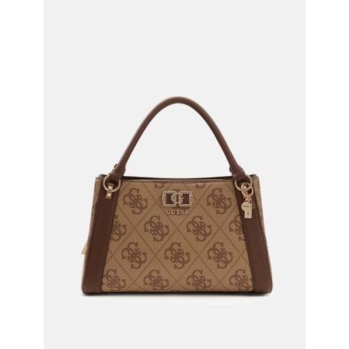 Sac à main Sacs à main Karnilla Logo Bucket Latte Logo/Brown - Guess - Modalova