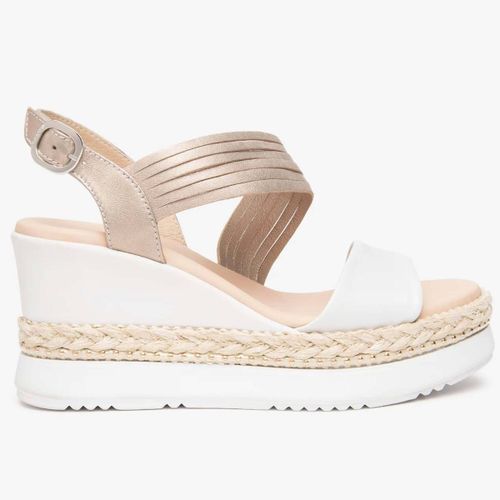 Sandales compensées NGDPE26-616010-wht - NeroGiardini - Modalova