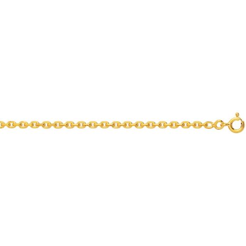 Bracelets Chaîne maille forçat plaqué or 2.5 mm 50 cm - Brillaxis - Modalova