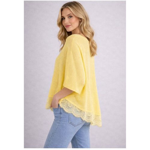 Pull Kebello Pull V F, Jaune - Kebello - Modalova