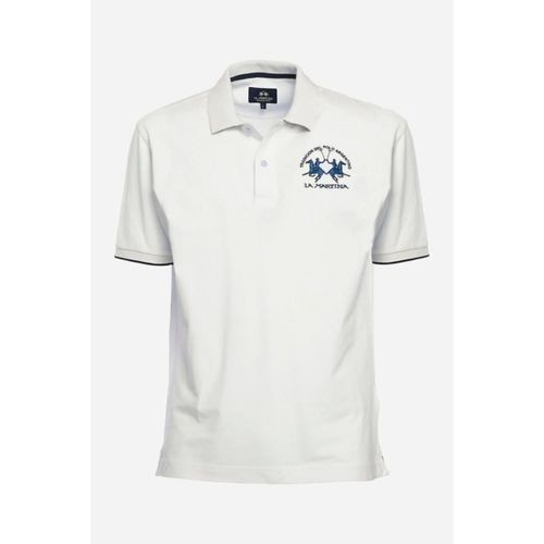 Polo CCMP11 PK001-0001 OPTIC WHITE - La Martina - Modalova