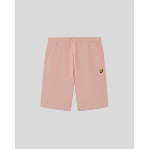 Short ML414VOGT PLAIN SWEATSHORT-Y120 PINK GRAPEFRUIT - Lyle & Scott - Modalova