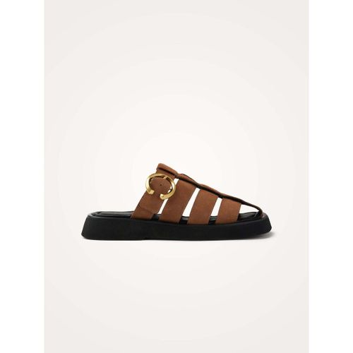 Mules Mules plates multibrides en cuir SHAN Grid - Vanessa Wu - Modalova