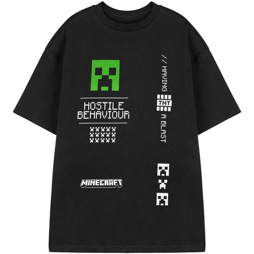 T-shirt Minecraft Hostile Behaviour - Minecraft - Modalova