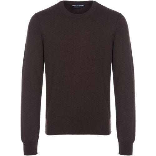 Sweat-shirt Kaschmir Pullover dunkelbraun - D&G - Modalova