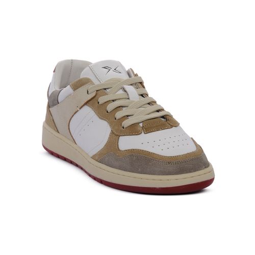 Baskets basses NAPPA SCRATCH WHITE BORDO - Frau - Modalova