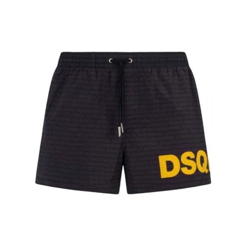 Maillots de bain D7B5C6600-014 BLACK/YELLOW - Dsquared - Modalova