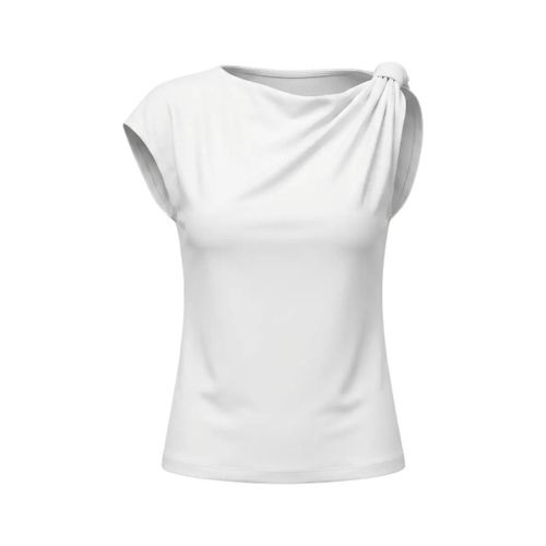 Blouses Pull blanc rose avec nœud - Pinko - Modalova