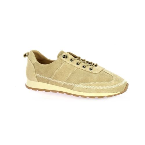 Baskets basses Baskets cuir velours sable - K.mary - Modalova