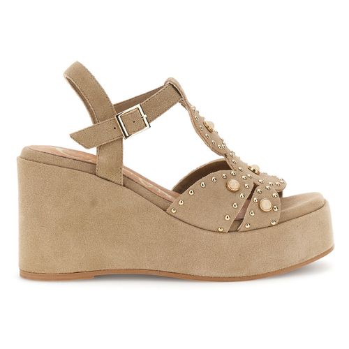 Sandales compensées C1GA6922 - Café Noir - Modalova