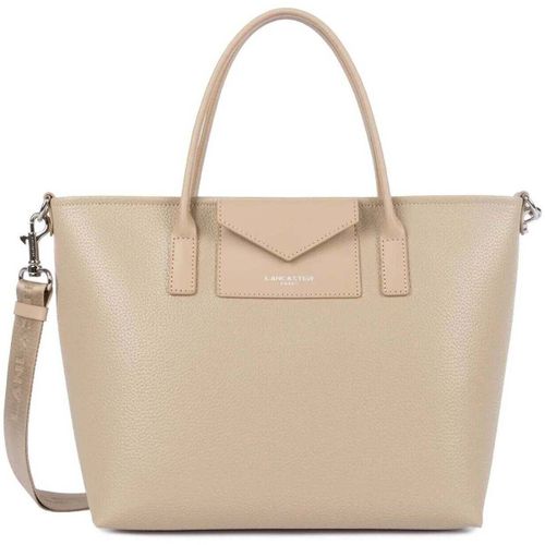 Cabas Sac Cabas Main Maya Double Kba Cuir Beige Foncé - LANCASTER - Modalova
