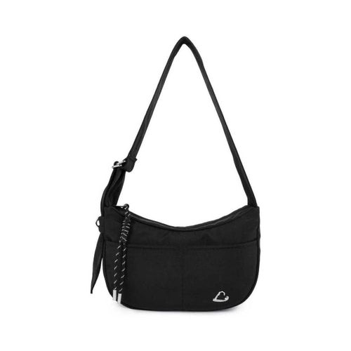 Sac bandoulière Sac Besace Basic Love Noir - LANCASTER - Modalova