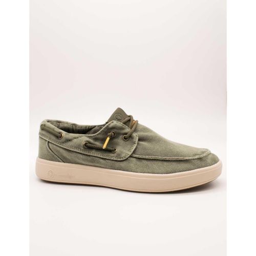 Chaussures bateau 8413E-622 KAKI - Natural World - Modalova