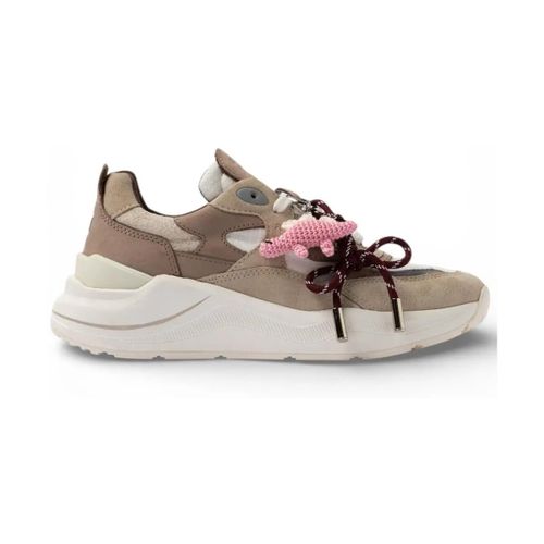Baskets basses Baskets de rendez-vous avec Fuga Linen Blanc-Beige - D.A.T.E. - Modalova