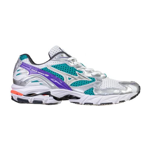 Baskets basses D1GA2104 WAVE RIDER 10-07 WHITE SILVER TEALBLUE - Mizuno - Modalova