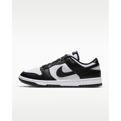 Baskets basses DUNK LOW BLANC NOIR - Nike - Modalova