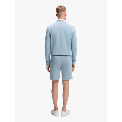 Short Short bleu clair en molleton - BOSS - Modalova