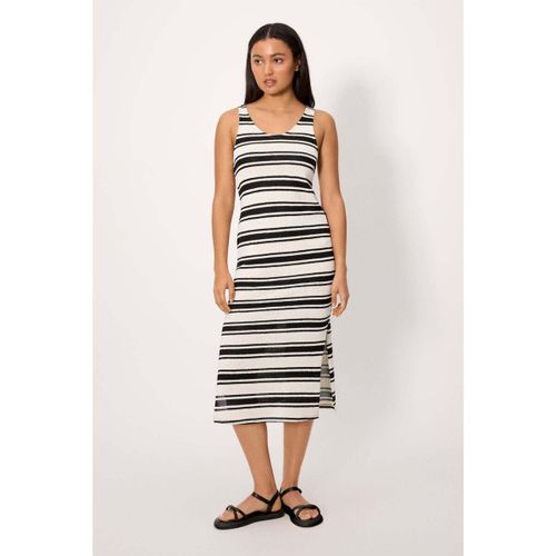 Robes midi robe longue en maille rayée - Ysabel Mora - Modalova