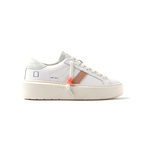 Baskets basses D-A-T-E-HP-CA-CC HILL LOW PLATFORM CALF WHITE - D.A.T.E. - Modalova